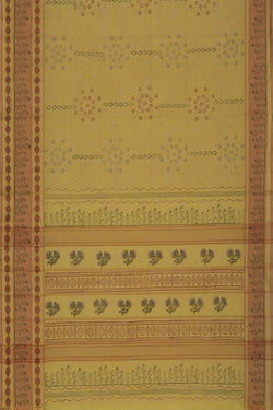 Collection of Hand block printed cotton saree in a gallery layout