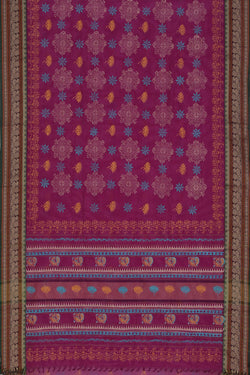 Collection of Hand block printed cotton saree in a gallery layout