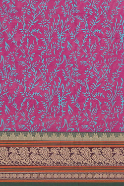 Collection of Hand block printed cotton saree in a gallery layout