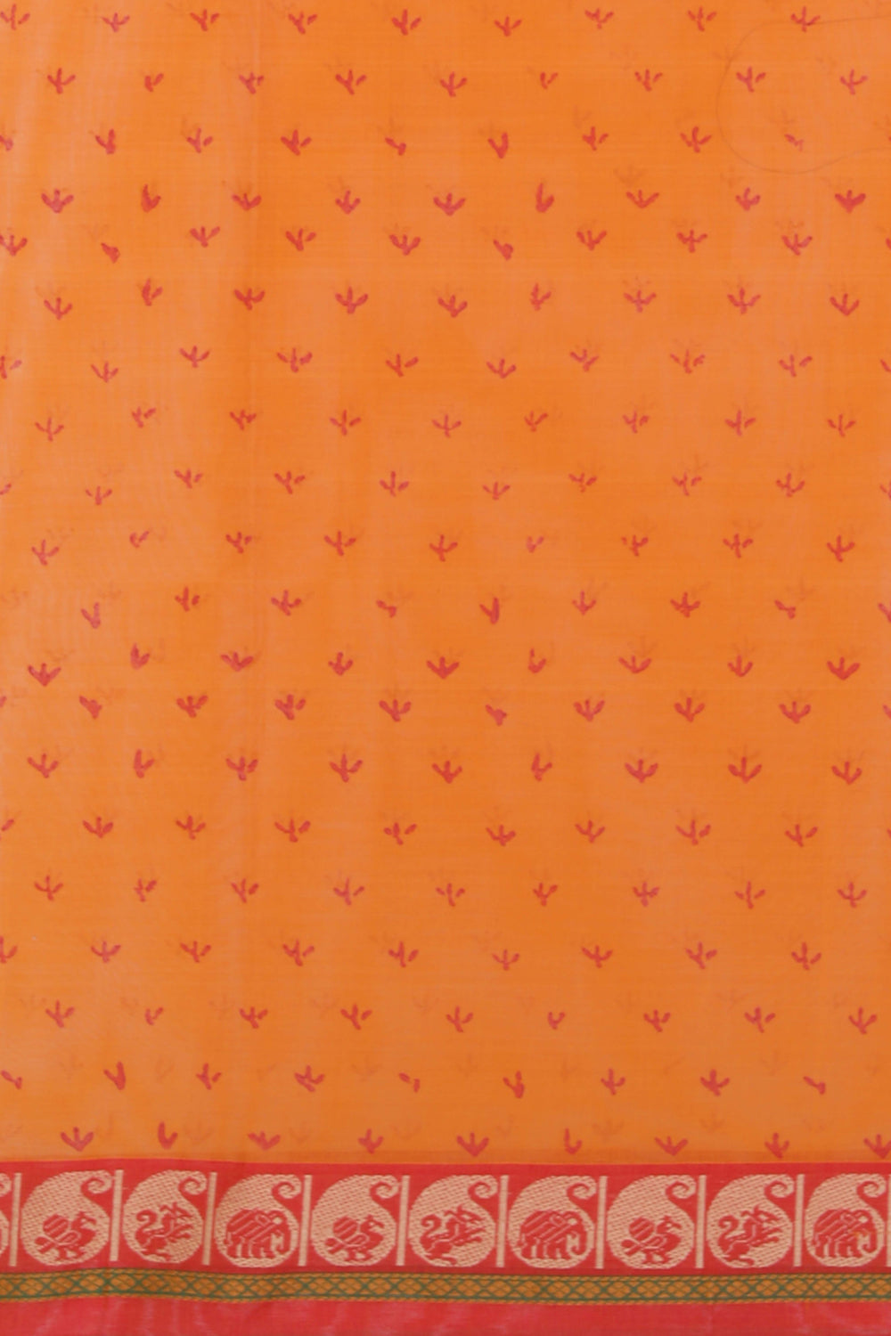 Image of Hand Block Printed South Cotton Saree