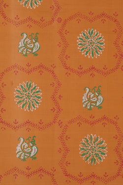 Image of Hand block printed cotton saree