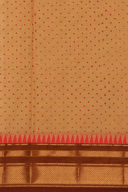 Image of Amber hand block printed cotton saree