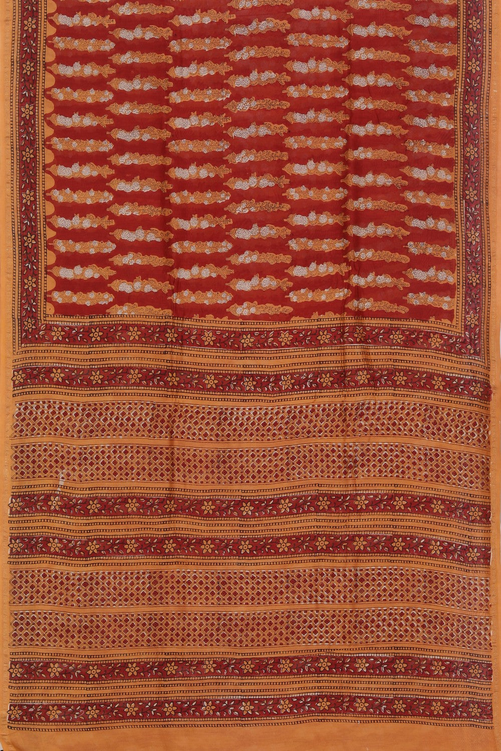 Bagru Chanderi saree