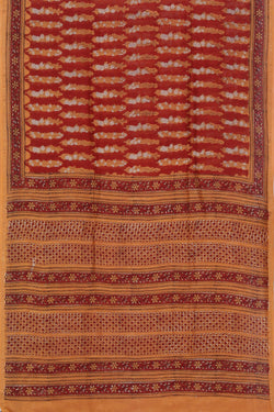 Image of Bagru Chanderi saree