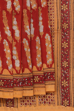 Image of Bagru Chanderi saree