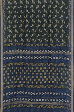 Collection of Bagru Chanderi saree in a gallery layout