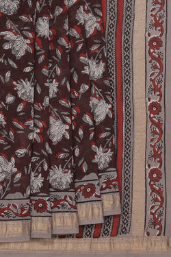 Image of Bagru Chanderi saree