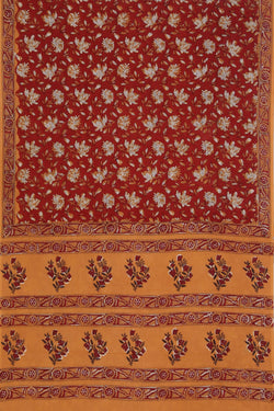 Image of Bagru Cotton saree