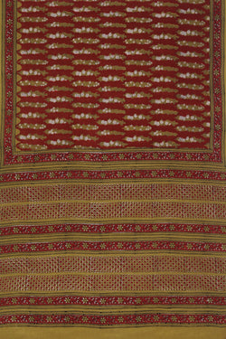 Image of Bagru Cotton saree