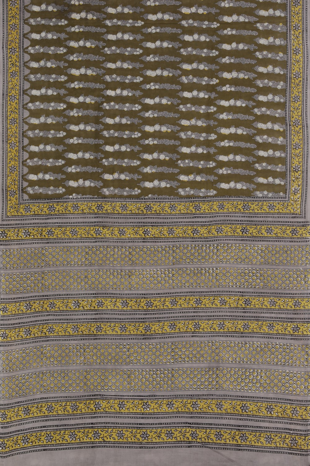 Image of Bagru Cotton saree