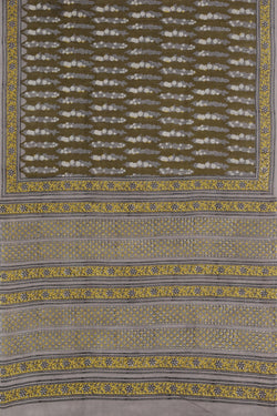 Image of Bagru Cotton saree