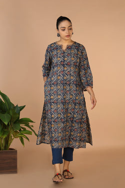 Image of Kalamkari cotton Kurti