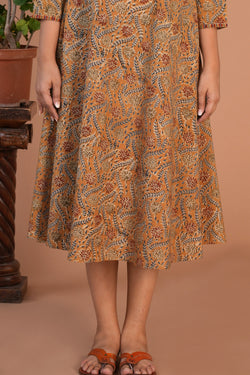 Image of Kalamkari handblock printed Kurti