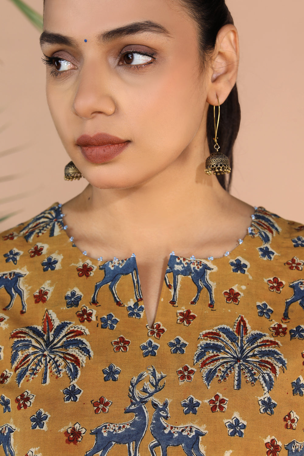 Kalamkari handblock printed Kurti