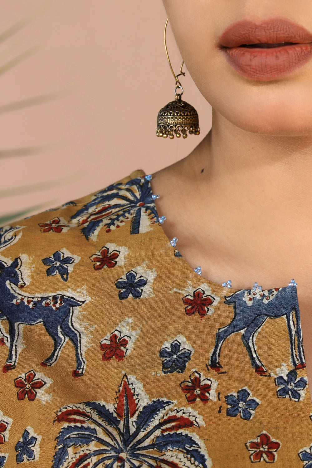 Kalamkari handblock printed Kurti