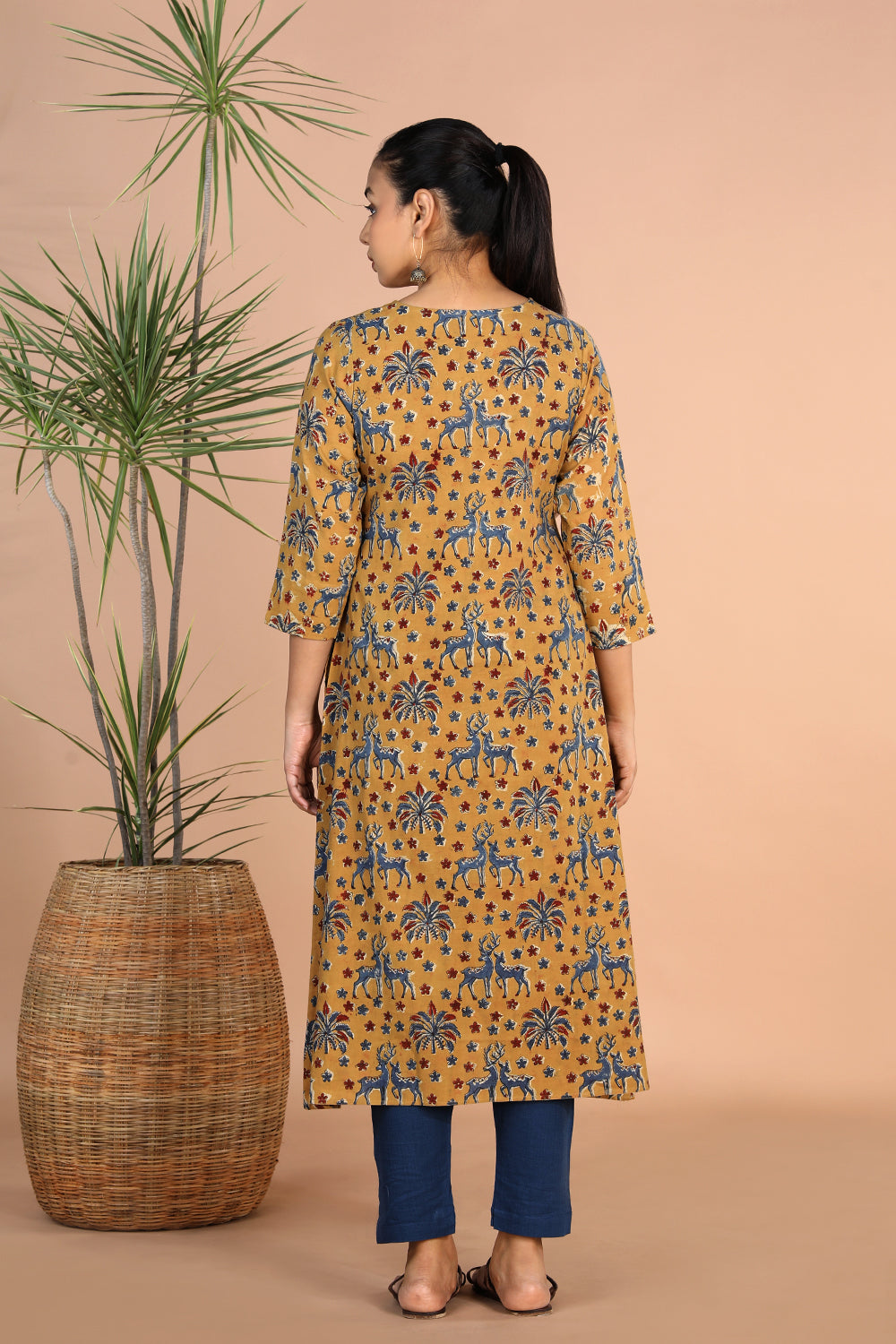 Kalamkari handblock printed Kurti