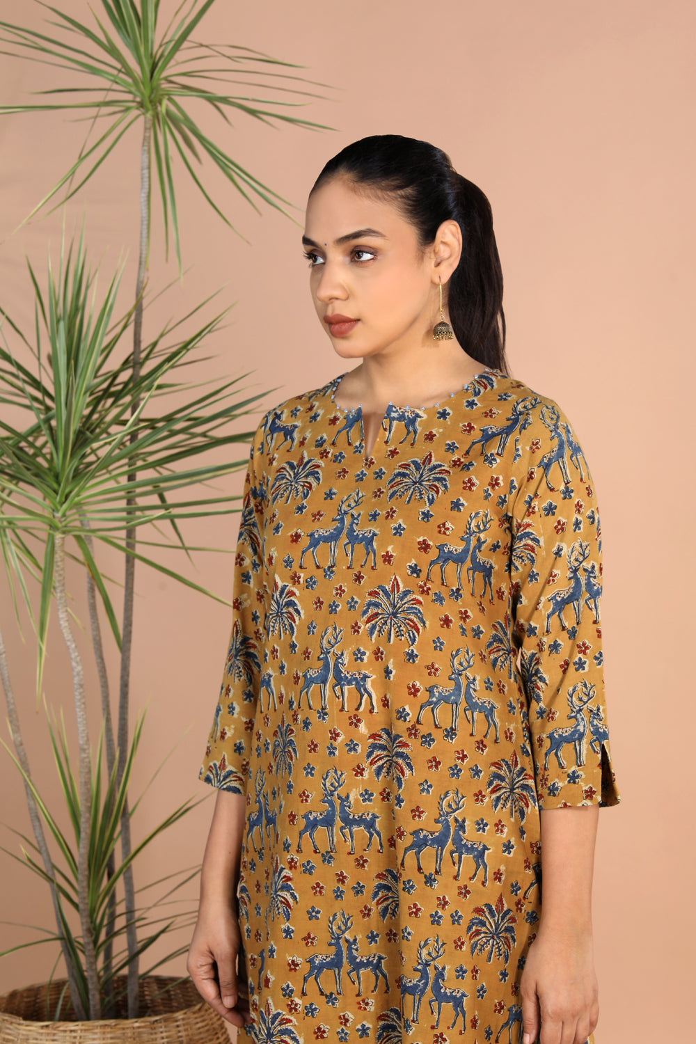 Kalamkari handblock printed Kurti