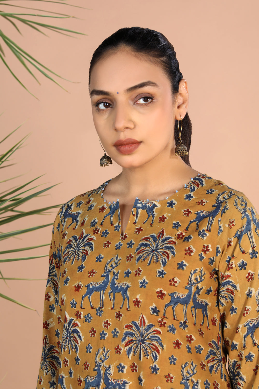 Kalamkari handblock printed Kurti