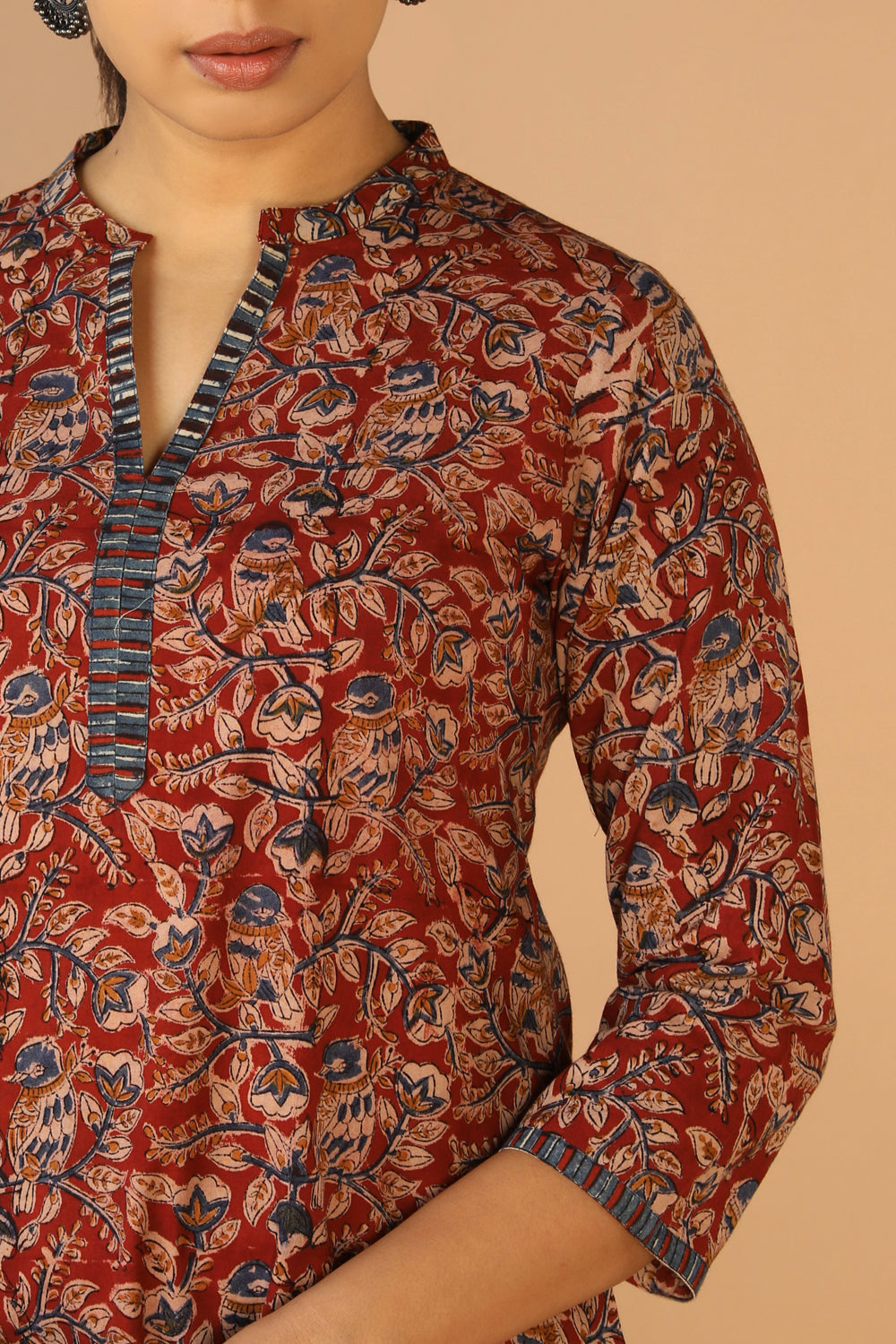 Collection of Kalamkari Handblock printed kurta in a gallery layout