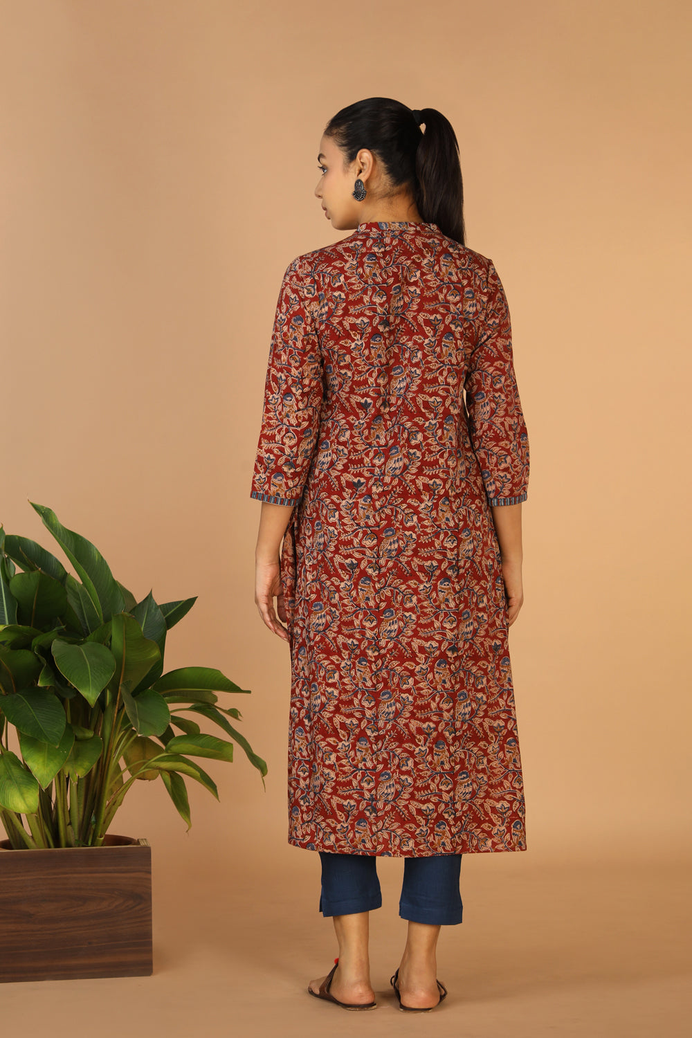 Collection of Kalamkari Handblock printed kurta in a gallery layout