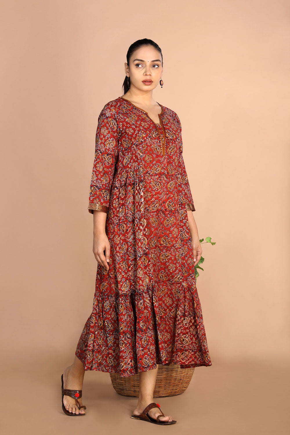 Kalamkari Handblock printed Dress