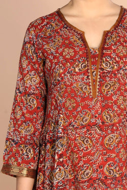 Image of Kalamkari Handblock printed Dress