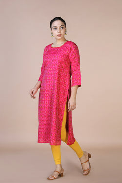 Collection of "Silk Pochampally Ikat kurti          " in a gallery layout