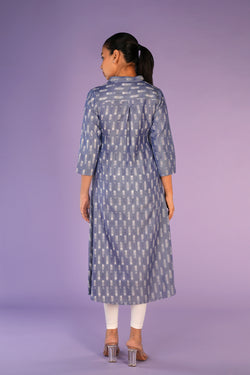 Image of Cotton Pochampally Ikat Kurta