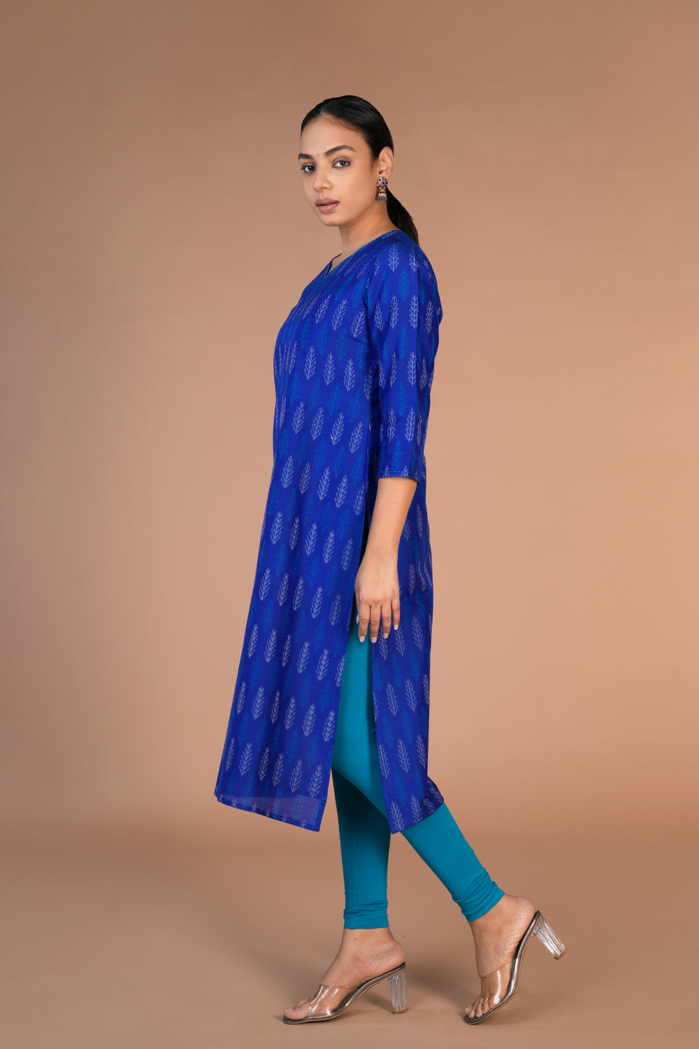 Handwoven Silk Pochampally Ikat Kurti