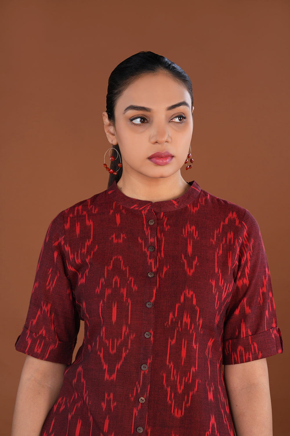 Pochampally Ikat Kurti and pants set