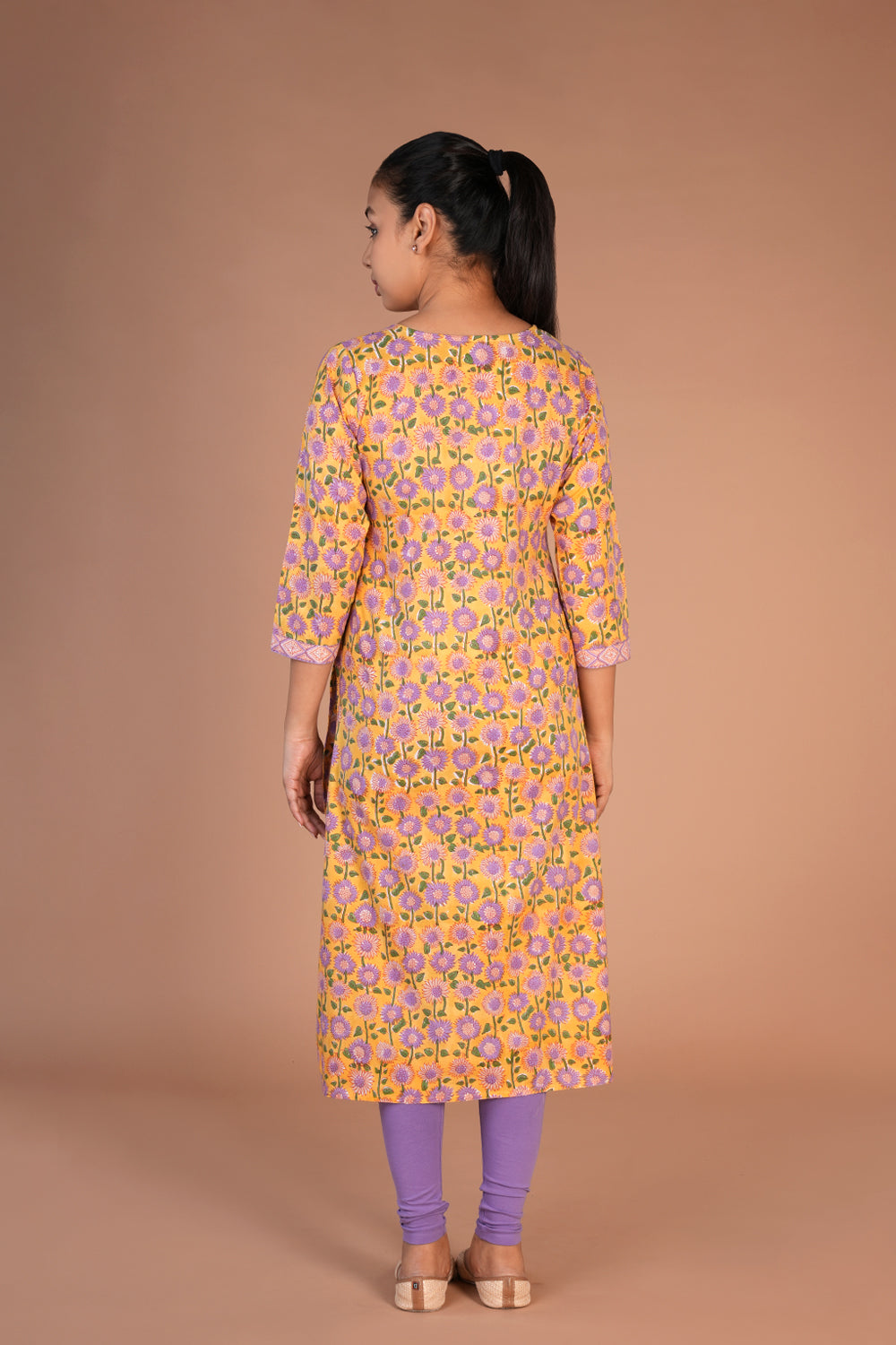 Handblock printed cotton kurti