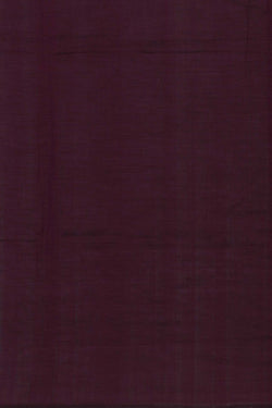 Image of Off White and maroon Pochampally Cotton Ikat Saree