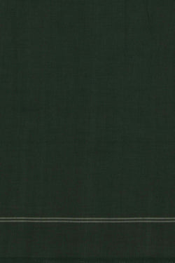 Image of Green Pochampally Cotton Ikat Saree