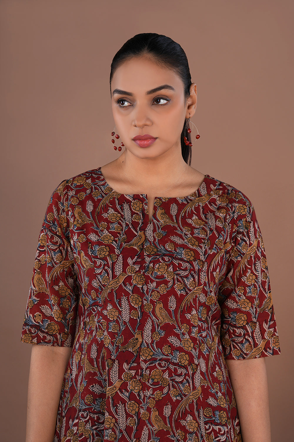 Kalamkari Mulmul cotton Dress