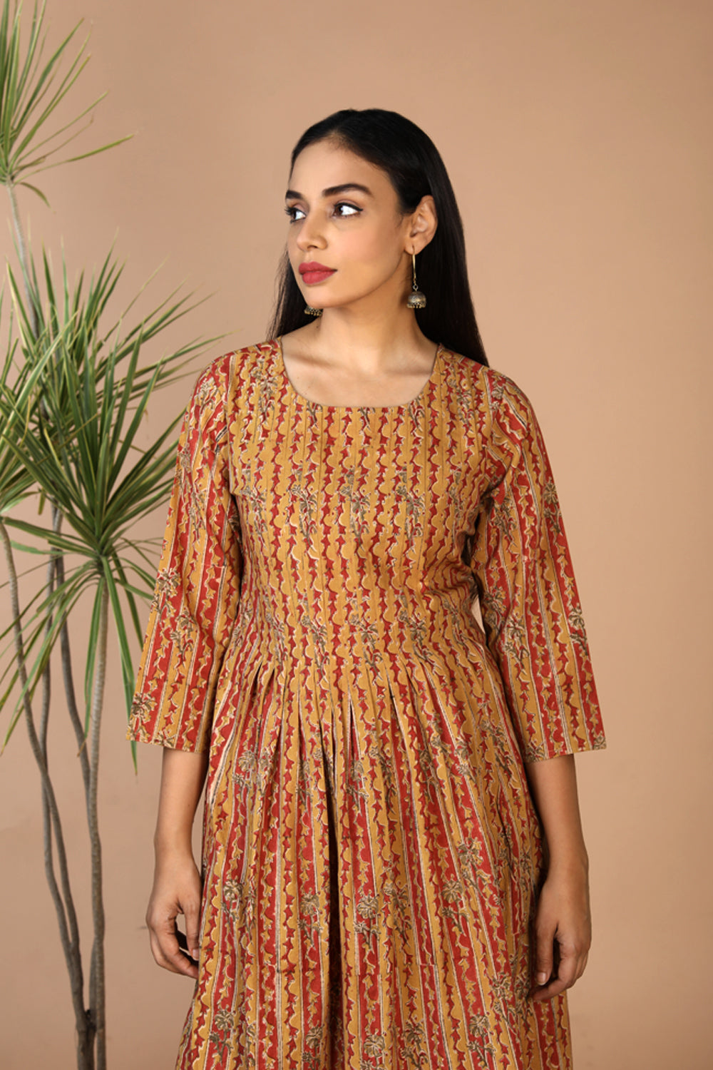 Image of Cotton kalamkari kurti