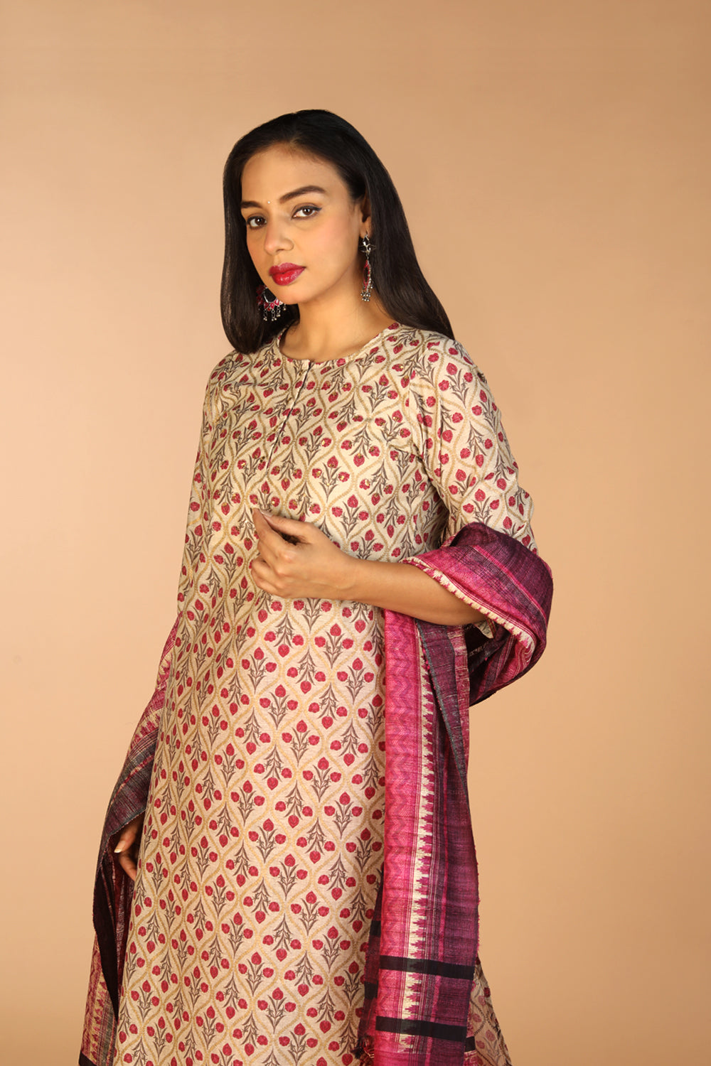 Collection of Festive A line kurti in a gallery layout