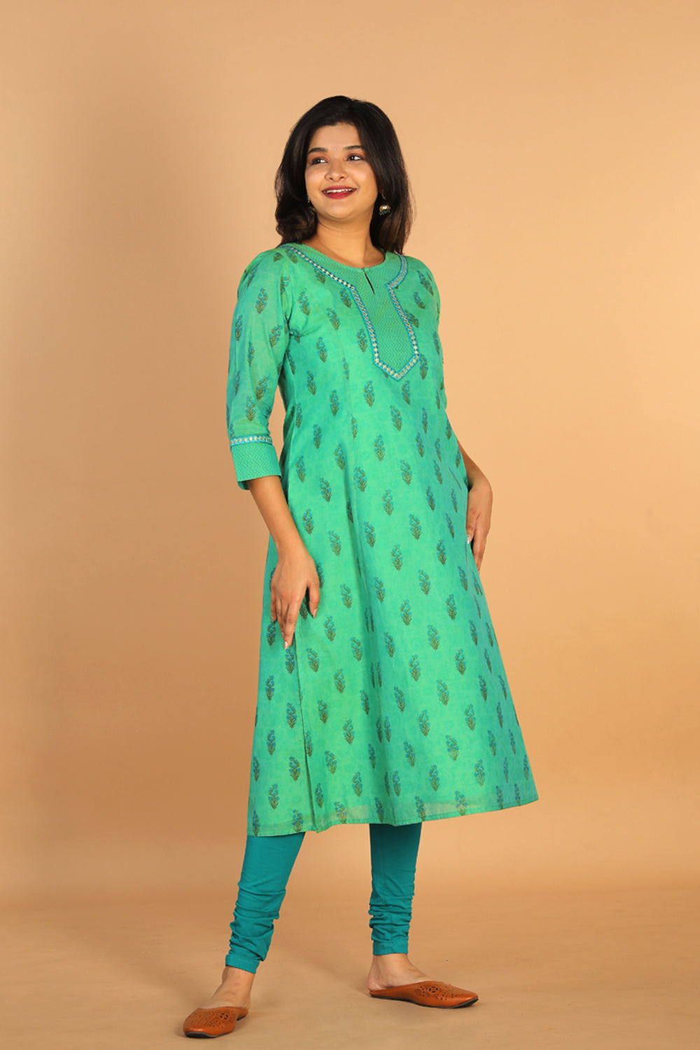 Festive Chanderi kurti