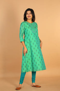 Image of Festive Chanderi kurti