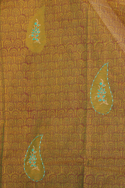 Collection of Hand block printed cotton saree in a gallery layout