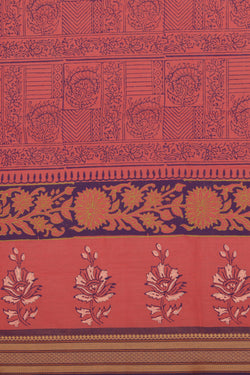 Collection of Hand block printed cotton saree in a gallery layout