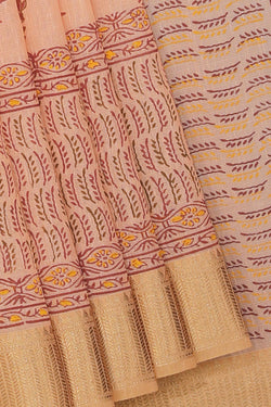 Collection of Hand block printed saree in a gallery layout