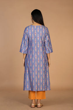 Collection of Cotton Ikat kurti in a gallery layout