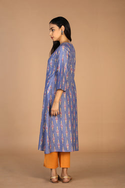 Collection of Cotton Ikat kurti in a gallery layout