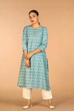 Image of Cotton Ikat Kurti