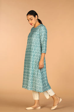 Image of Cotton Ikat Kurti