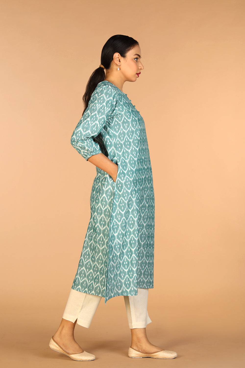 Cotton Ikat Kurti