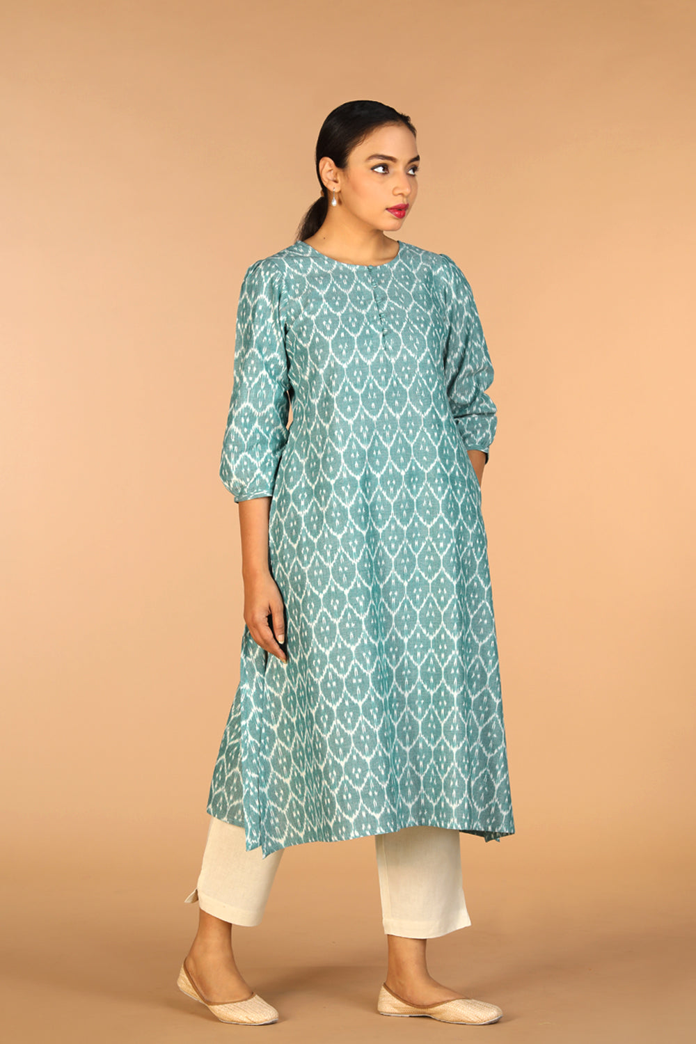 Cotton Ikat Kurti