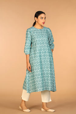 Image of Cotton Ikat Kurti