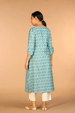 Image of Cotton Ikat Kurti