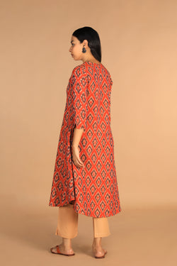 Image of Cotton Ikat kurti